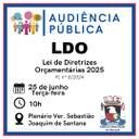 Convite – Audiência Pública da LDO de 2025 